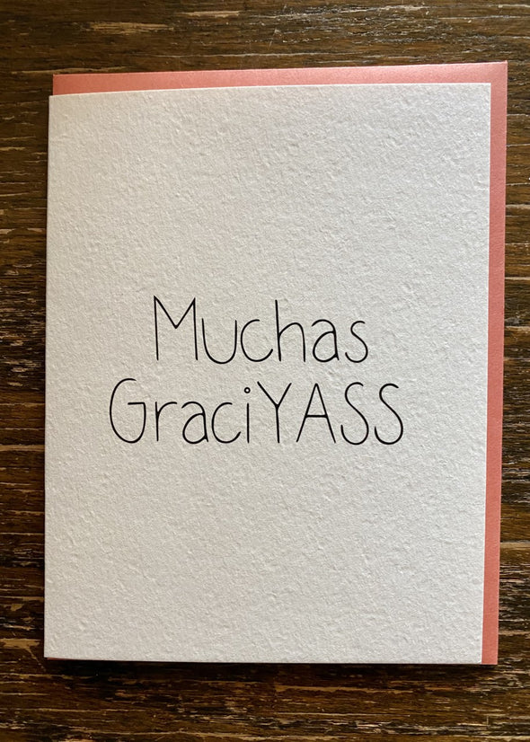 Card- Muchas GraciYASS