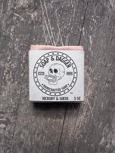 Soap & Dagger Bar Soap- Hickory Suede