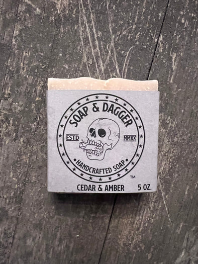 Soap & Dagger Bar Soap- Cedar & Amber