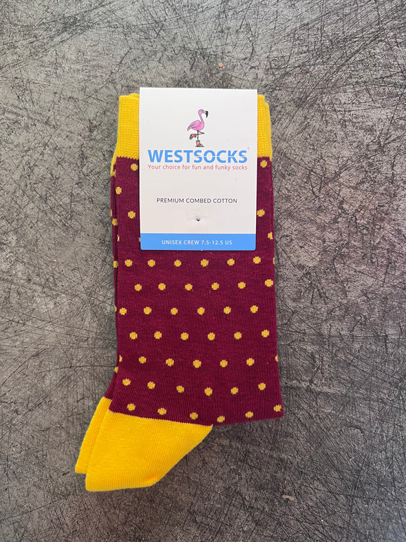 Socks/Polka Dots-Marion/Mini Yellow