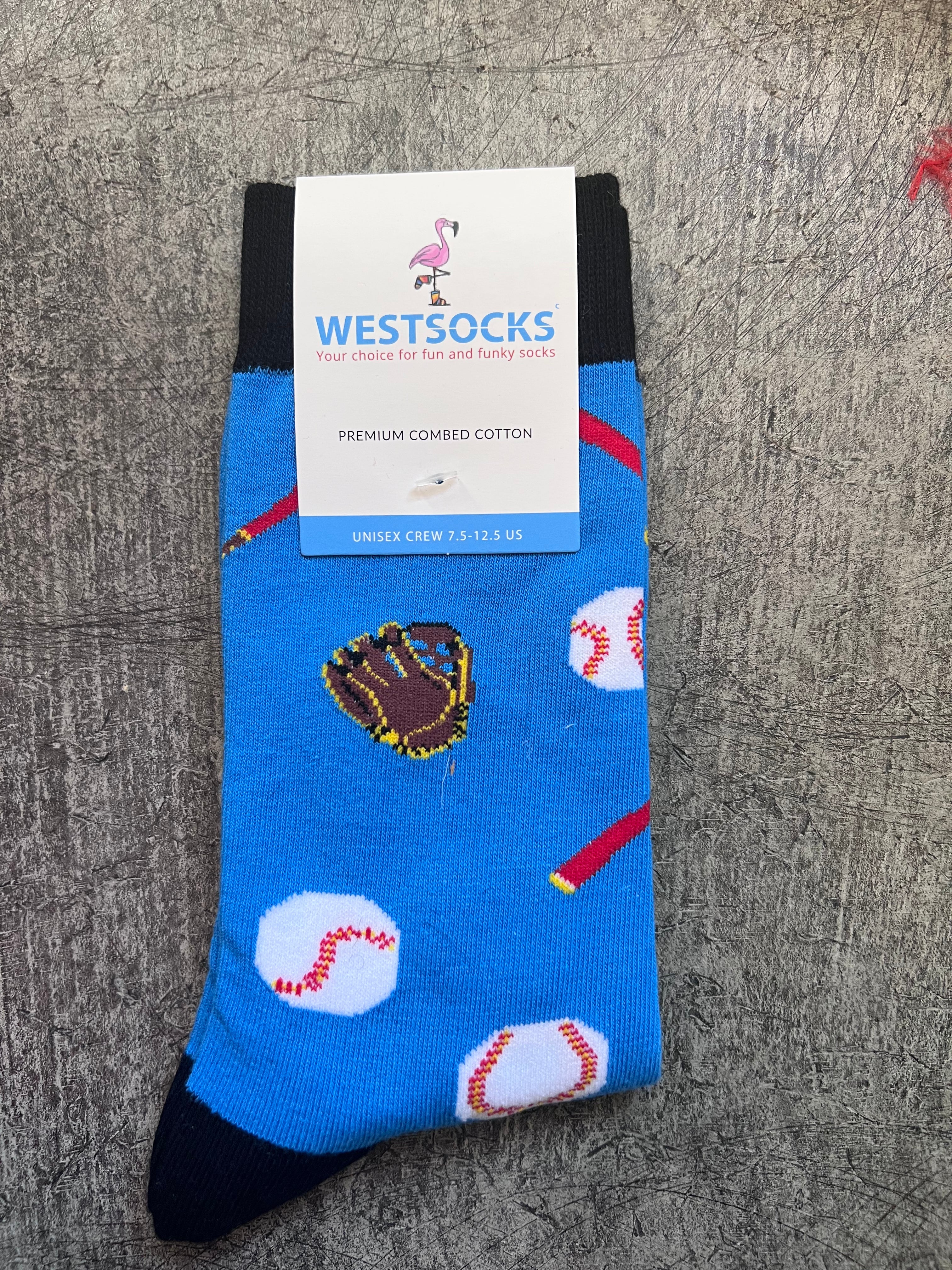 Baseball Themed Socks, Baseball Apparel