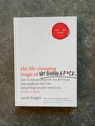 Book-Life-Changing Magic Of Not Giving A Fuck